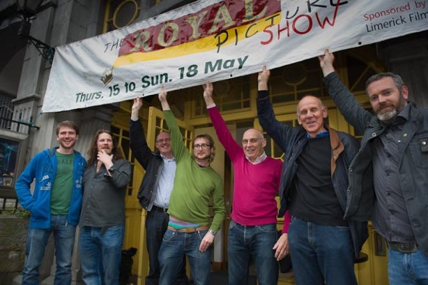 Members of the Royal Steering Group with The Royal Picture Show team and Special Guest Julian Doyle (dir. Monty Python, 3rd from Right) at the 3rd Royal Picture Show.