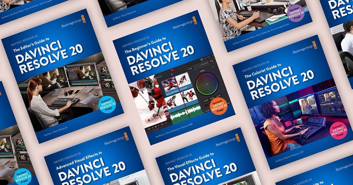 DaVinci Resolve 20 Training Materials Available | Simon McGuire